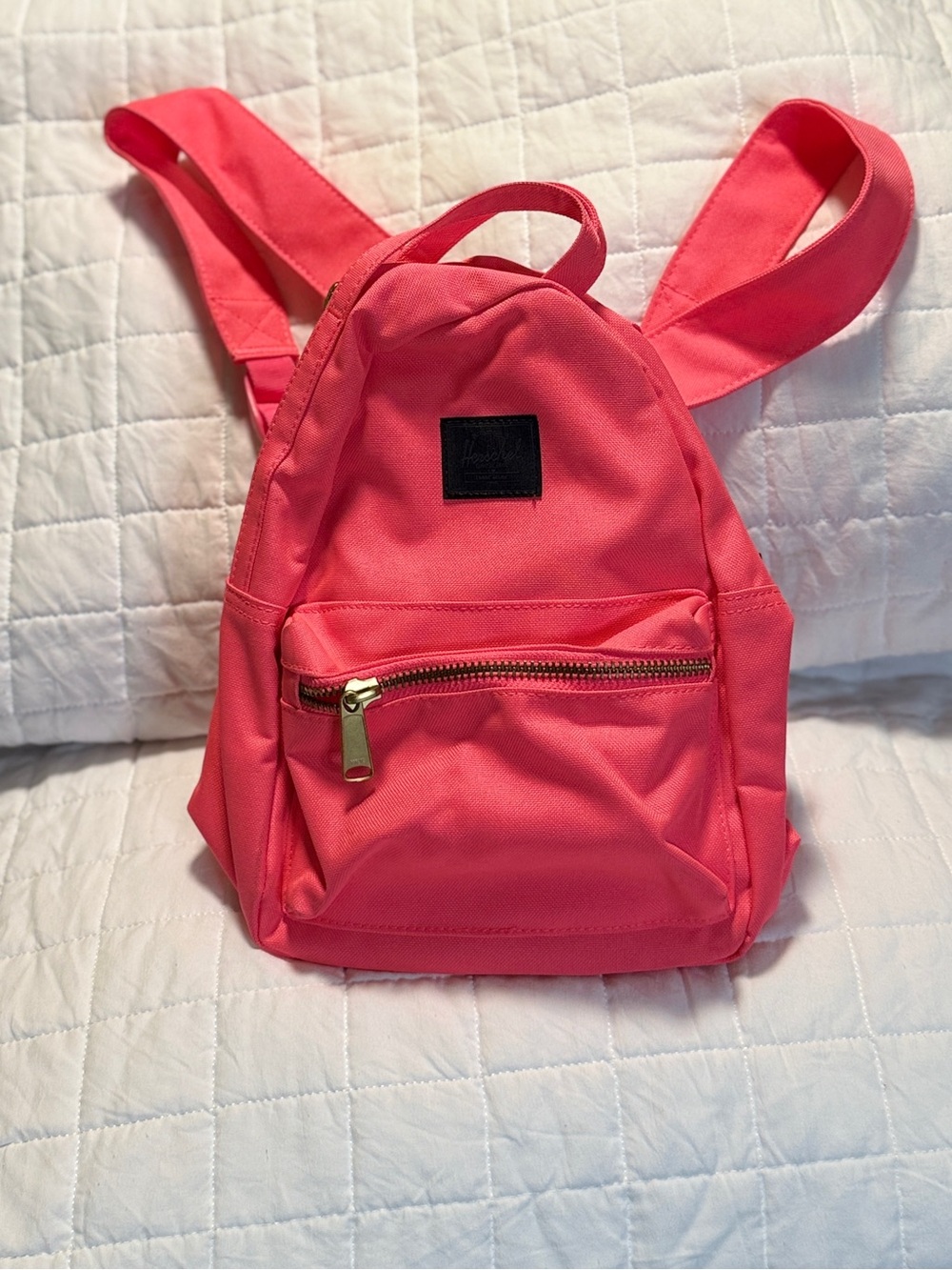 Herschel Supply Company Pink Mini Backpack with Front Zip